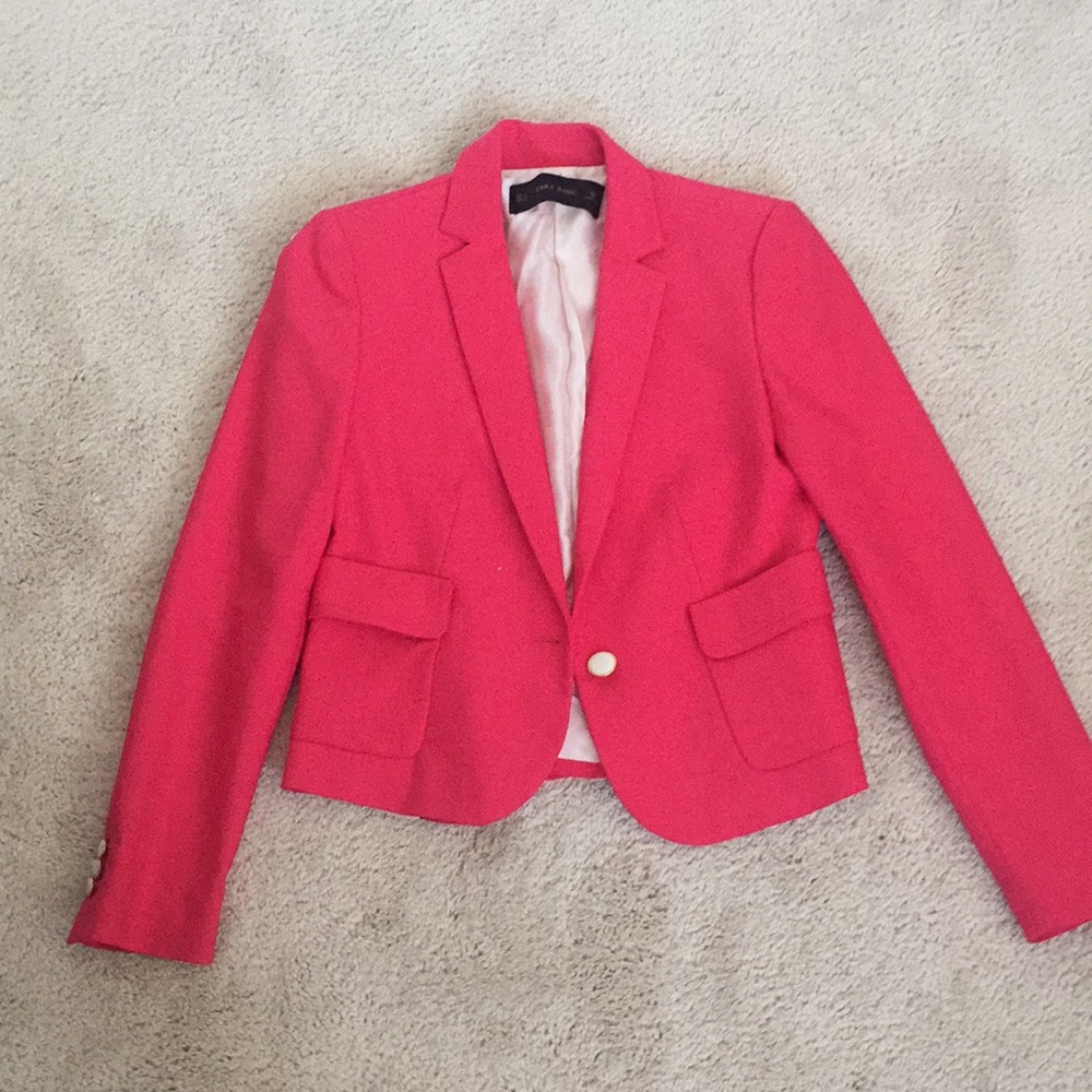 Pink Zara Blazer